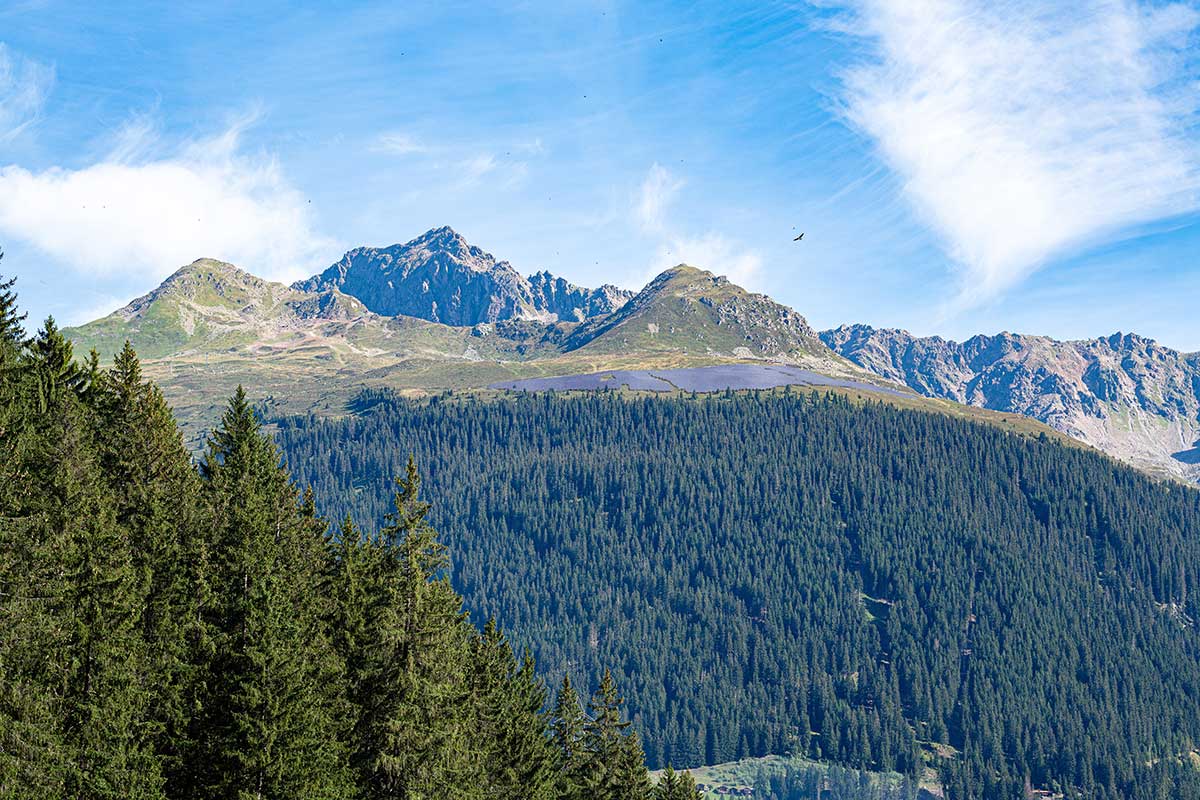 Un impianto solare in alta montagna produrrà elettricità sulla Madrisa.