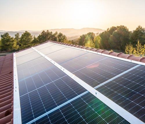 Solaranlage auf Dach