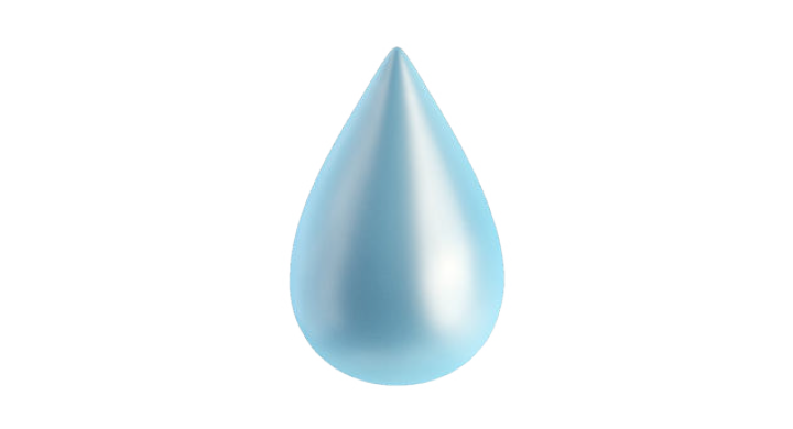 Wassertropfen als Symbol für die Wasserkraft