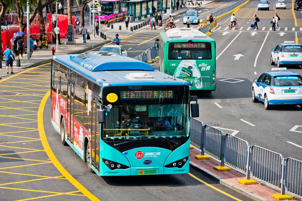 Elektrobuss in Shenzhen