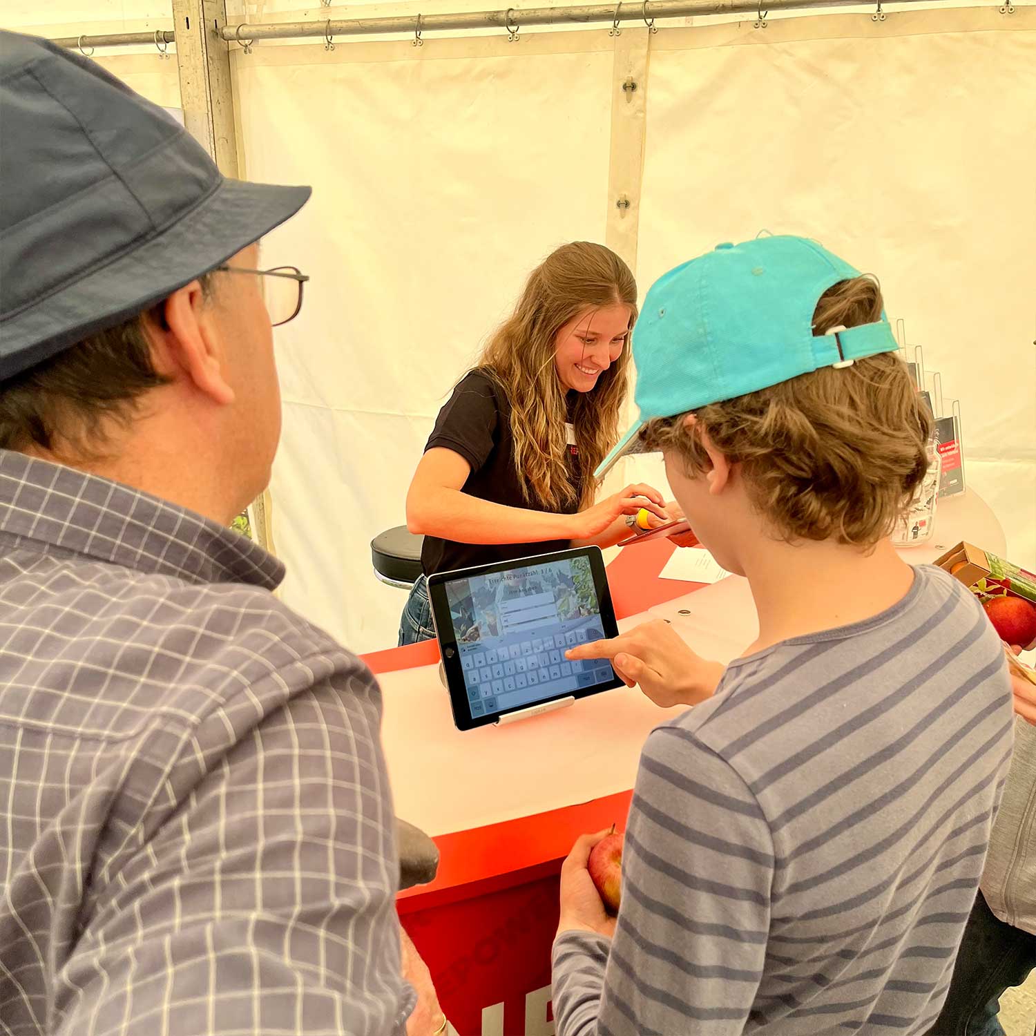 Agrischa-Besucher quizzen mit Repower um die Wette